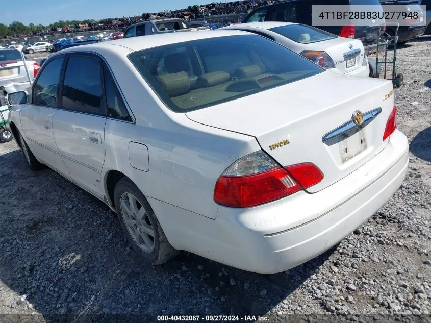 2003 Toyota Avalon Xl VIN: 4T1BF28B83U277948 Lot: 40432087