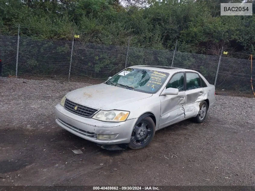 2003 Toyota Avalon VIN: BAC2054 Lot: 40459862