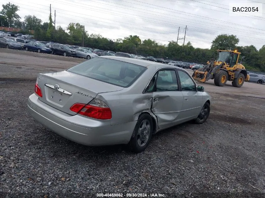 2003 Toyota Avalon VIN: BAC2054 Lot: 40459862