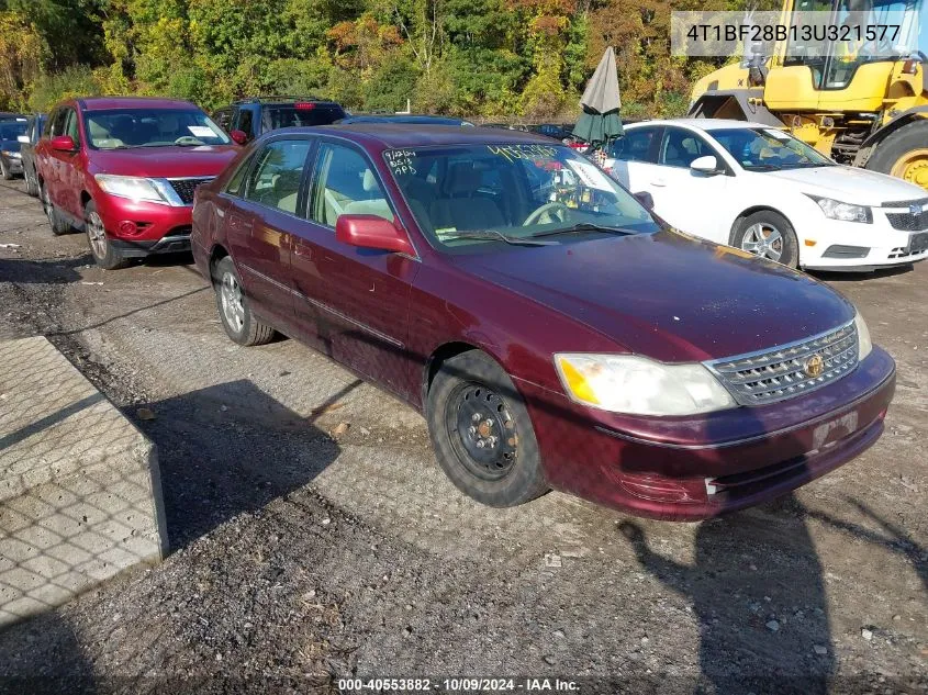 2003 Toyota Avalon Xl VIN: 4T1BF28B13U321577 Lot: 40553882