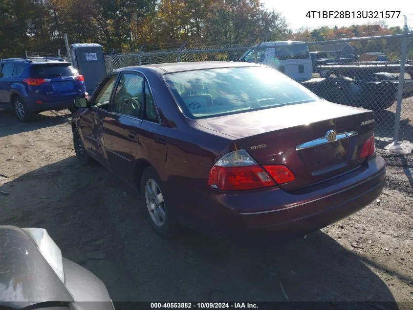 2003 Toyota Avalon Xl VIN: 4T1BF28B13U321577 Lot: 40553882