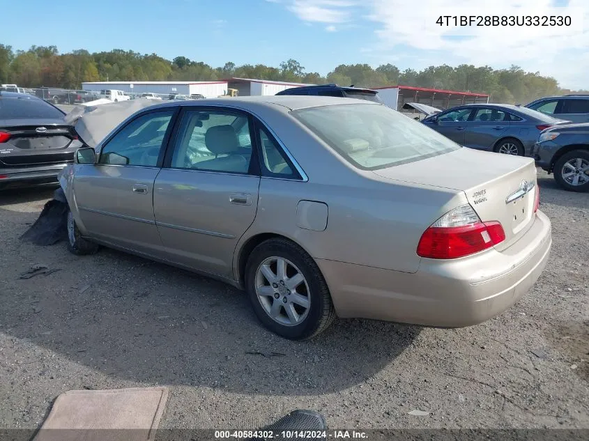 2003 Toyota Avalon Xl/Xls VIN: 4T1BF28B83U332530 Lot: 40584302