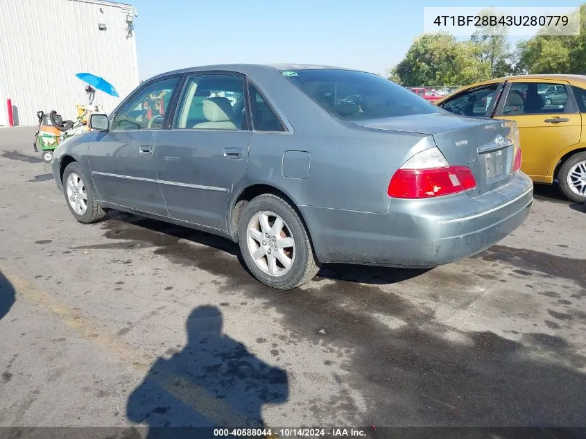 2003 Toyota Avalon Xl/Xls VIN: 4T1BF28B43U280779 Lot: 40588044