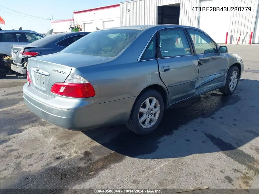 2003 Toyota Avalon Xl/Xls VIN: 4T1BF28B43U280779 Lot: 40588044