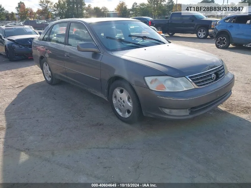 2003 Toyota Avalon Xls VIN: 4T1BF28B83U313847 Lot: 40604649