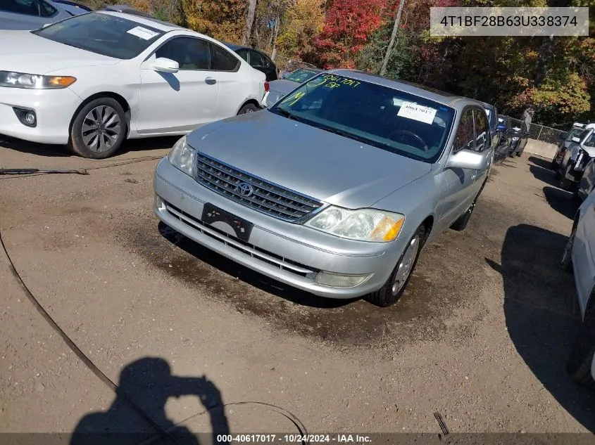 2003 Toyota Avalon Xls VIN: 4T1BF28B63U338374 Lot: 40617017