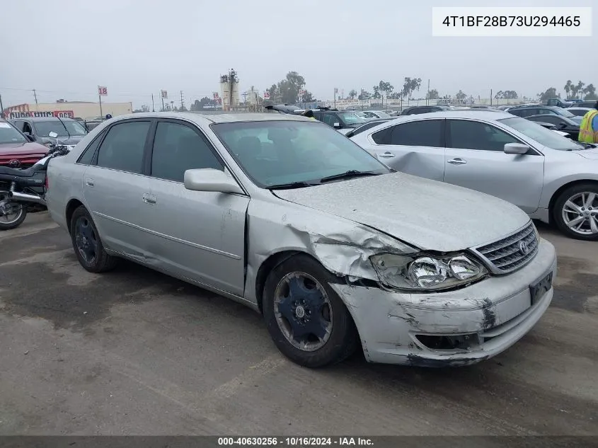 2003 Toyota Avalon Xls VIN: 4T1BF28B73U294465 Lot: 40630256