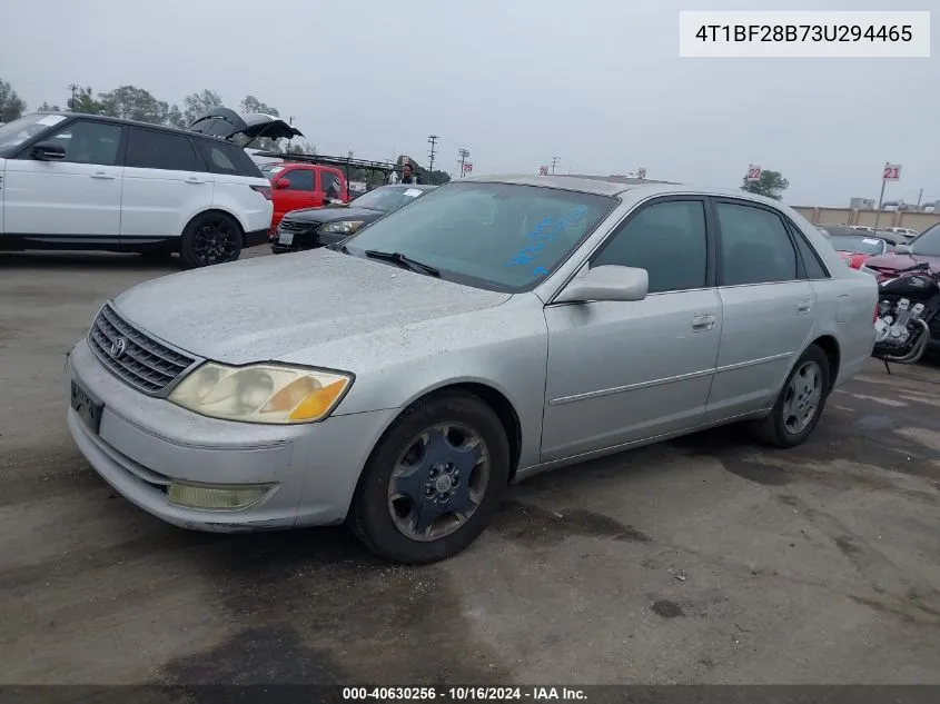 2003 Toyota Avalon Xls VIN: 4T1BF28B73U294465 Lot: 40630256