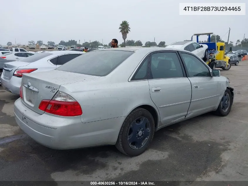 2003 Toyota Avalon Xls VIN: 4T1BF28B73U294465 Lot: 40630256