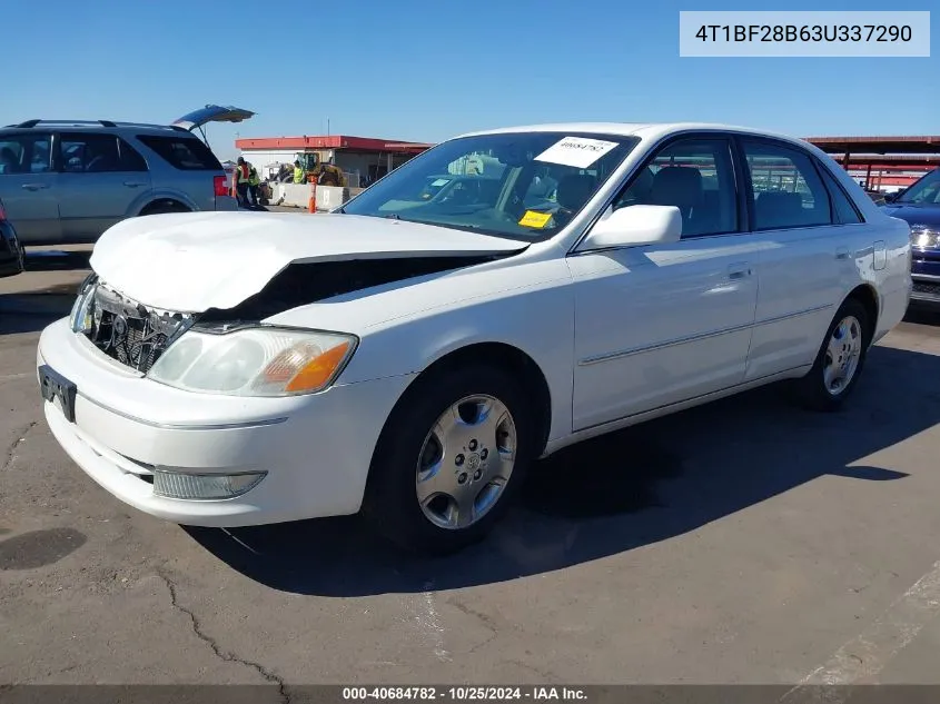 2003 Toyota Avalon Xls VIN: 4T1BF28B63U337290 Lot: 40684782