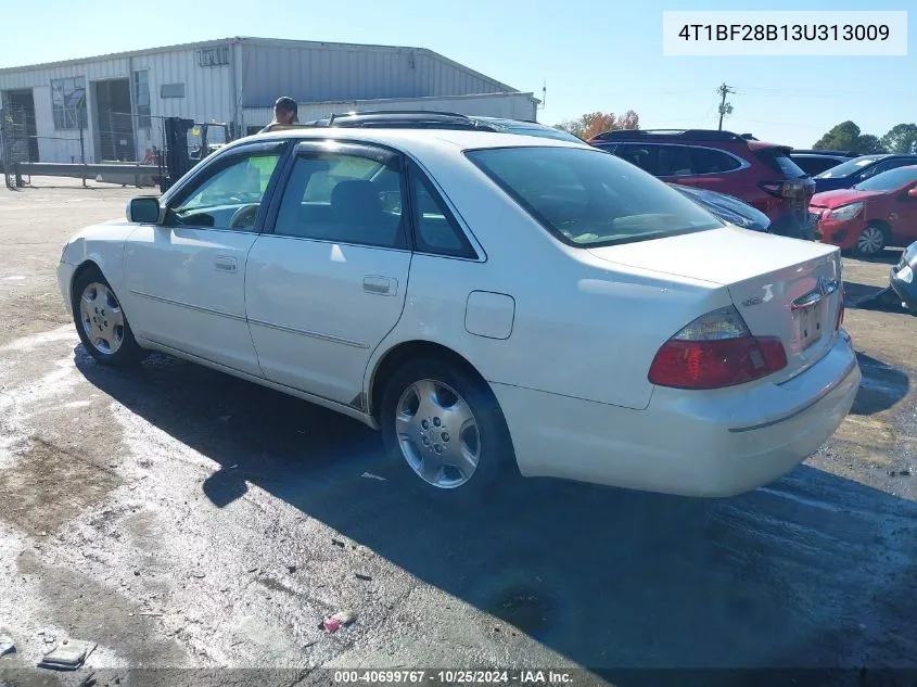 2003 Toyota Avalon Xls VIN: 4T1BF28B13U313009 Lot: 40699767