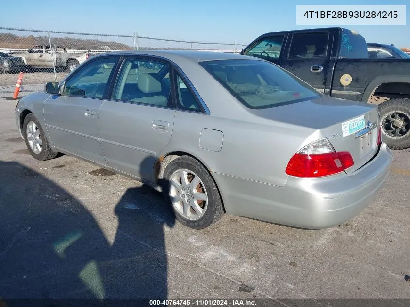 2003 Toyota Avalon Xl VIN: 4T1BF28B93U284245 Lot: 40764745