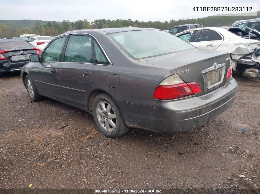 2003 Toyota Avalon Xl VIN: 4T1BF28B73U283112 Lot: 40766752