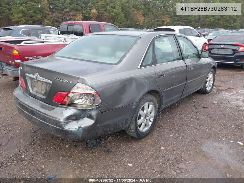 2003 Toyota Avalon Xl VIN: 4T1BF28B73U283112 Lot: 40766752