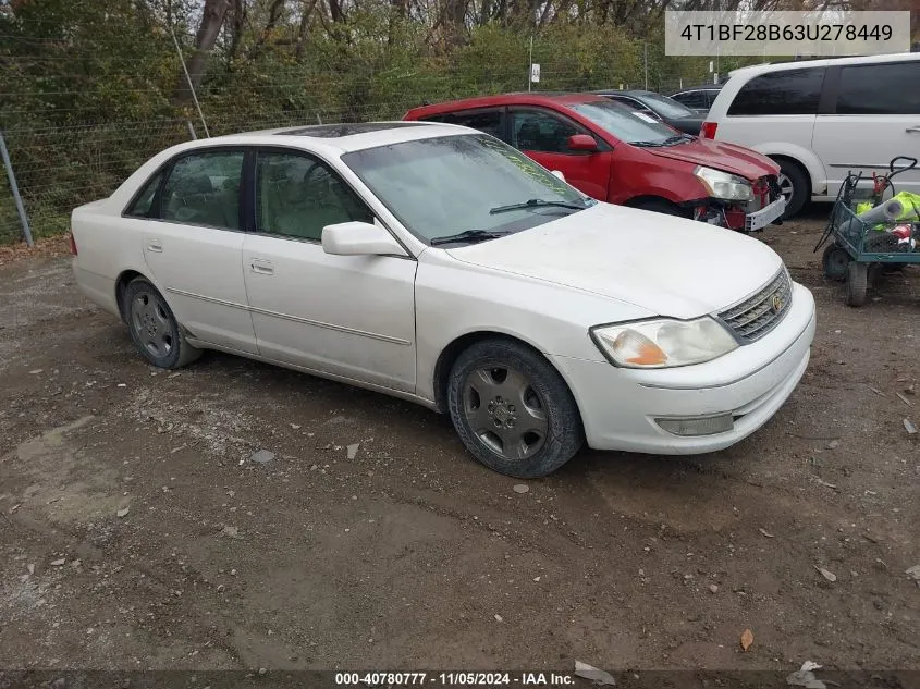 2003 Toyota Avalon Xls VIN: 4T1BF28B63U278449 Lot: 40780777