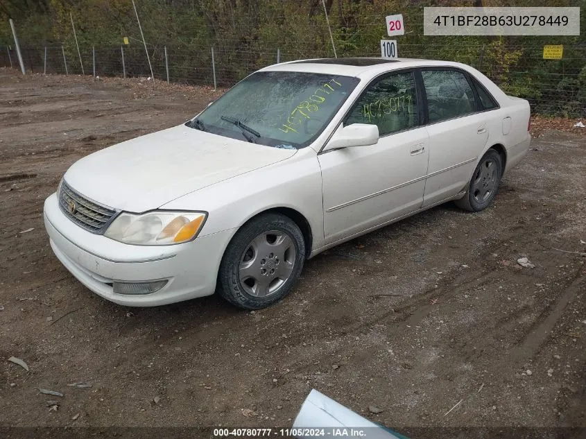 2003 Toyota Avalon Xls VIN: 4T1BF28B63U278449 Lot: 40780777