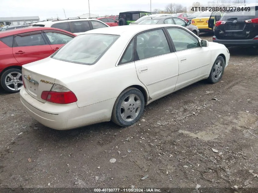 2003 Toyota Avalon Xls VIN: 4T1BF28B63U278449 Lot: 40780777