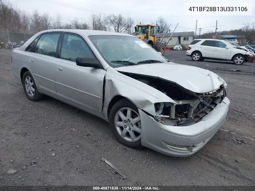 4T1BF28B13U331106 2003 Toyota Avalon Xl