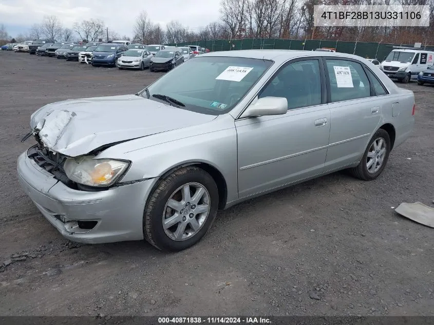 4T1BF28B13U331106 2003 Toyota Avalon Xl