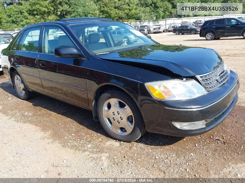 2004 Toyota Avalon Xls VIN: 4T1BF28BX4U353526 Lot: 39754760