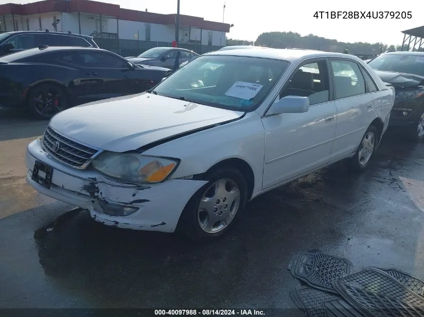 2004 Toyota Avalon Xls VIN: 4T1BF28BX4U379205 Lot: 40097988