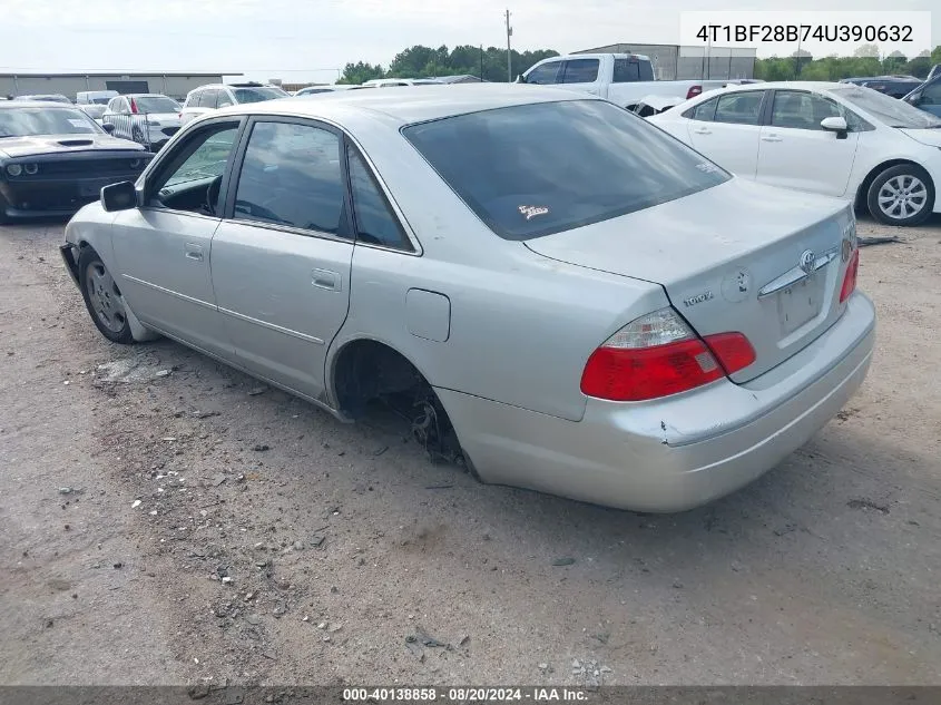 2004 Toyota Avalon Xl/Xls VIN: 4T1BF28B74U390632 Lot: 40138858