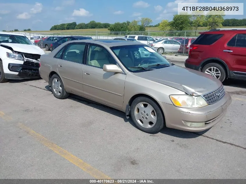 2004 Toyota Avalon Xls VIN: 4T1BF28B04U368973 Lot: 40170623