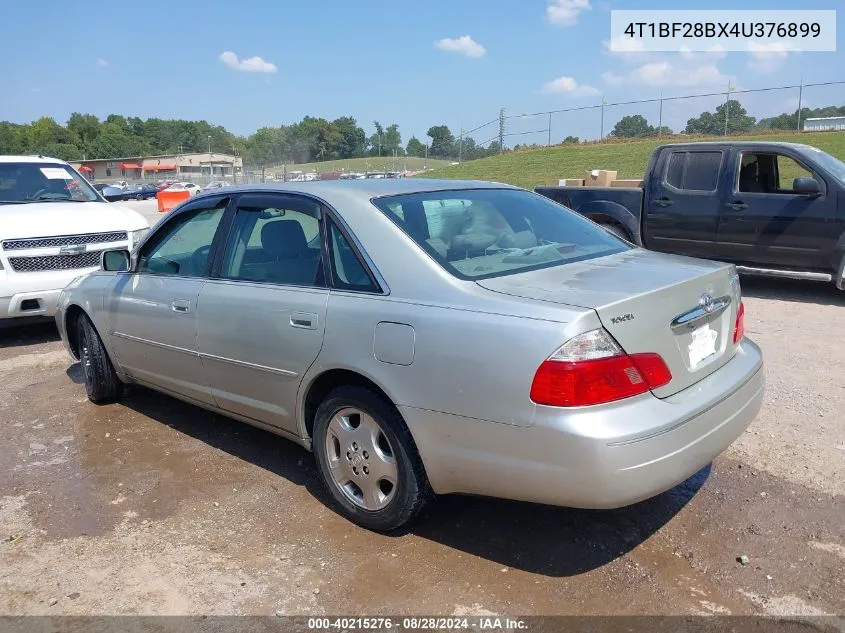 2004 Toyota Avalon Xls VIN: 4T1BF28BX4U376899 Lot: 40215276