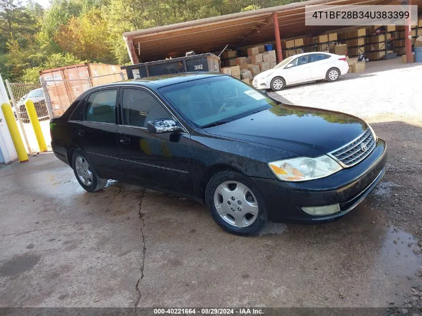 2004 Toyota Avalon Xls VIN: 4T1BF28B34U383399 Lot: 40221664