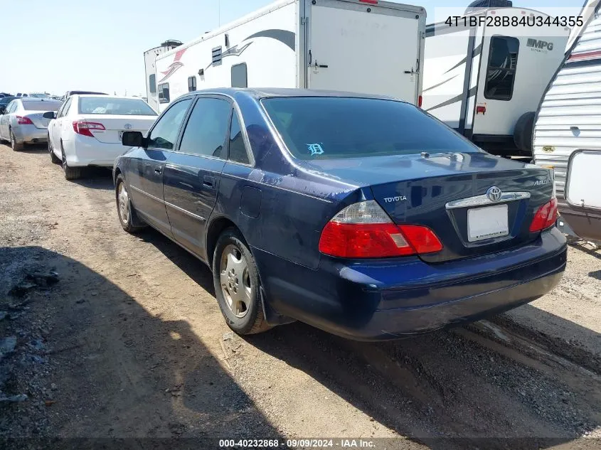 2004 Toyota Avalon Xls VIN: 4T1BF28B84U344355 Lot: 40232868