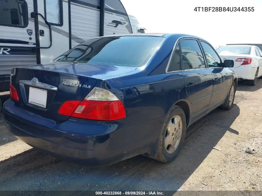 2004 Toyota Avalon Xls VIN: 4T1BF28B84U344355 Lot: 40232868