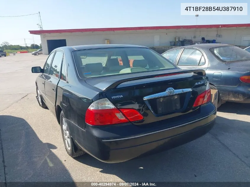 2004 Toyota Avalon Xl VIN: 4T1BF28B54U387910 Lot: 40294974