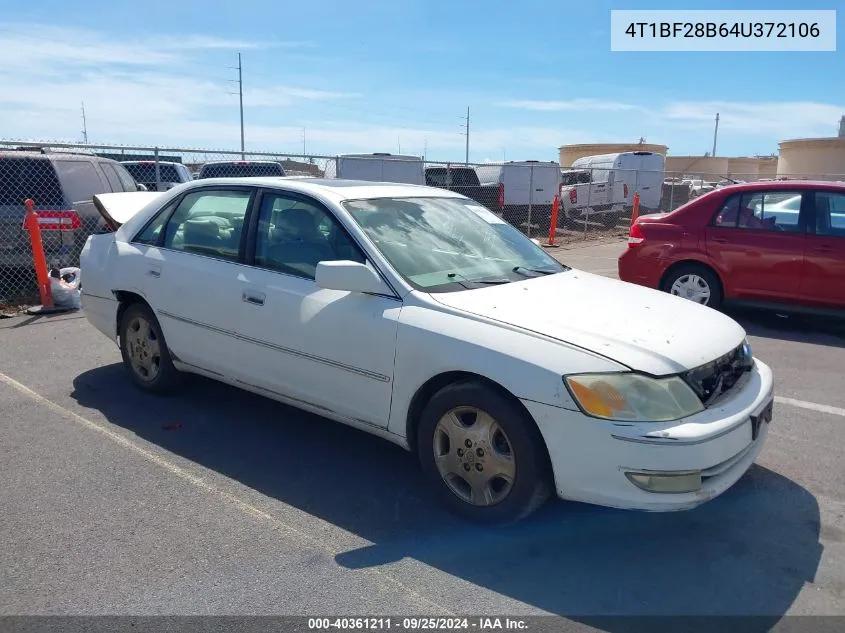 2004 Toyota Avalon Xls VIN: 4T1BF28B64U372106 Lot: 40361211