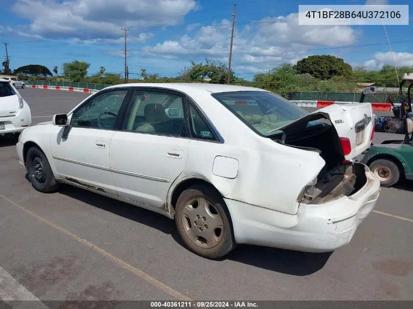 2004 Toyota Avalon Xls VIN: 4T1BF28B64U372106 Lot: 40361211