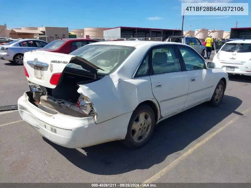 2004 Toyota Avalon Xls VIN: 4T1BF28B64U372106 Lot: 40361211