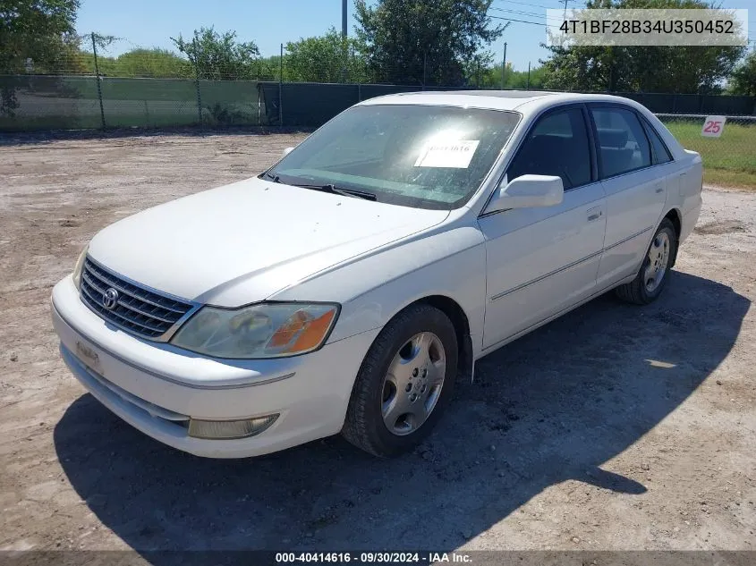 2004 Toyota Avalon Xl/Xls VIN: 4T1BF28B34U350452 Lot: 40414616