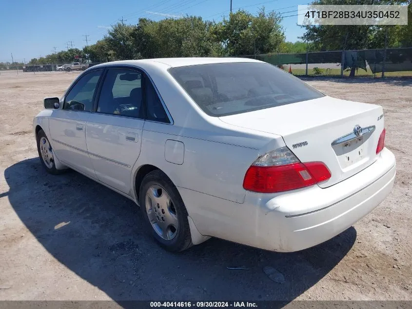 2004 Toyota Avalon Xl/Xls VIN: 4T1BF28B34U350452 Lot: 40414616