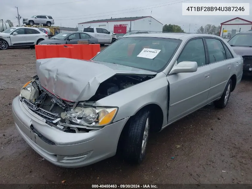 2004 Toyota Avalon Xl/Xls VIN: 4T1BF28B94U387246 Lot: 40450463