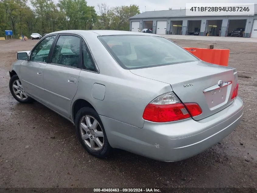 2004 Toyota Avalon Xl/Xls VIN: 4T1BF28B94U387246 Lot: 40450463