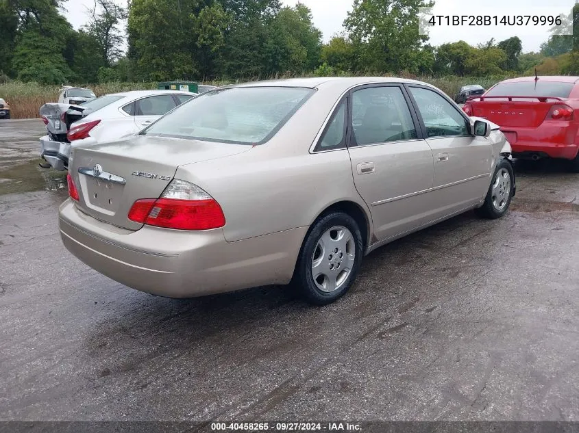 2004 Toyota Avalon Xl/Xls VIN: 4T1BF28B14U379996 Lot: 40458265