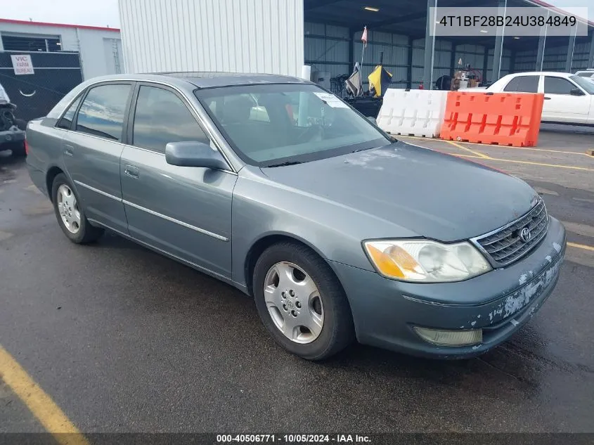 2004 Toyota Avalon Xls VIN: 4T1BF28B24U384849 Lot: 40506771