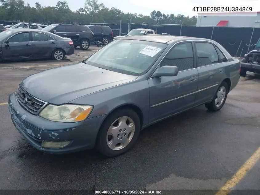 2004 Toyota Avalon Xls VIN: 4T1BF28B24U384849 Lot: 40506771