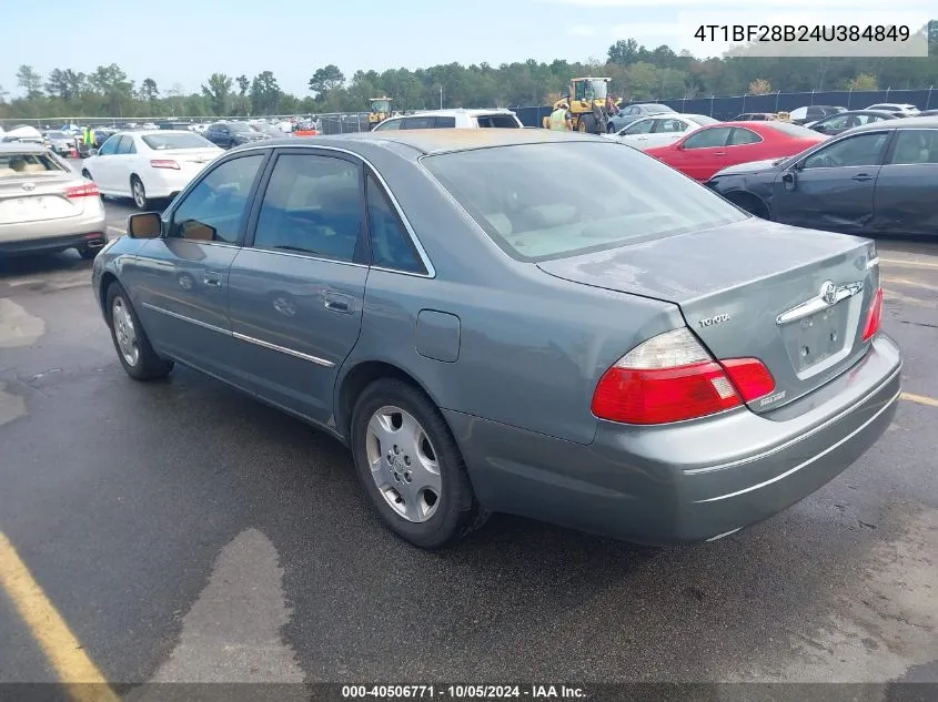 2004 Toyota Avalon Xls VIN: 4T1BF28B24U384849 Lot: 40506771