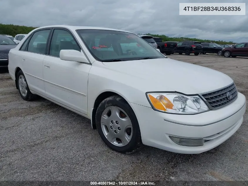 2004 Toyota Avalon Xls VIN: 4T1BF28B34U368336 Lot: 40507942