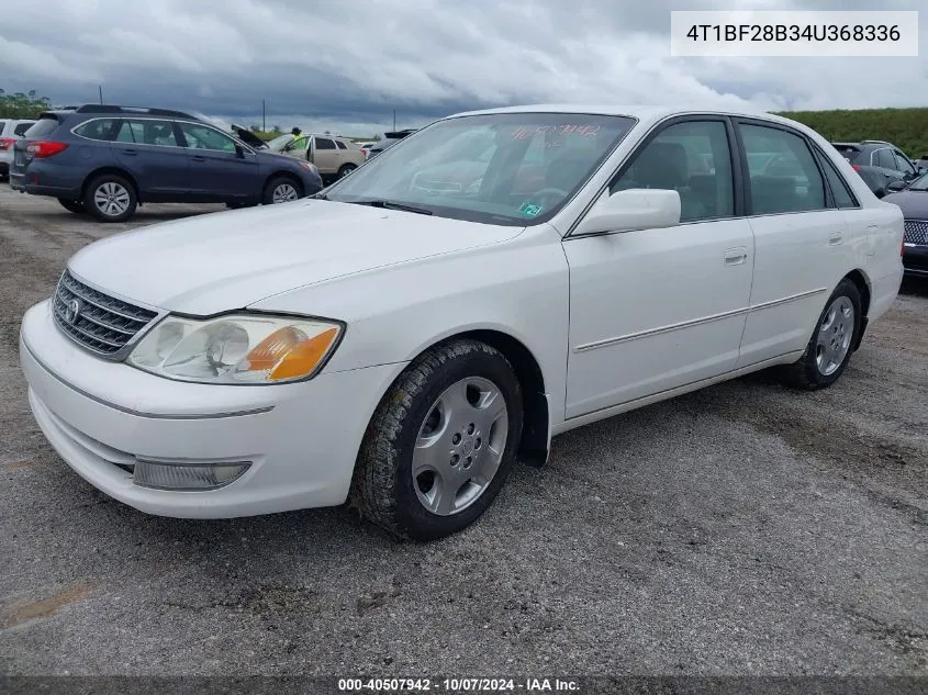 2004 Toyota Avalon Xls VIN: 4T1BF28B34U368336 Lot: 40507942