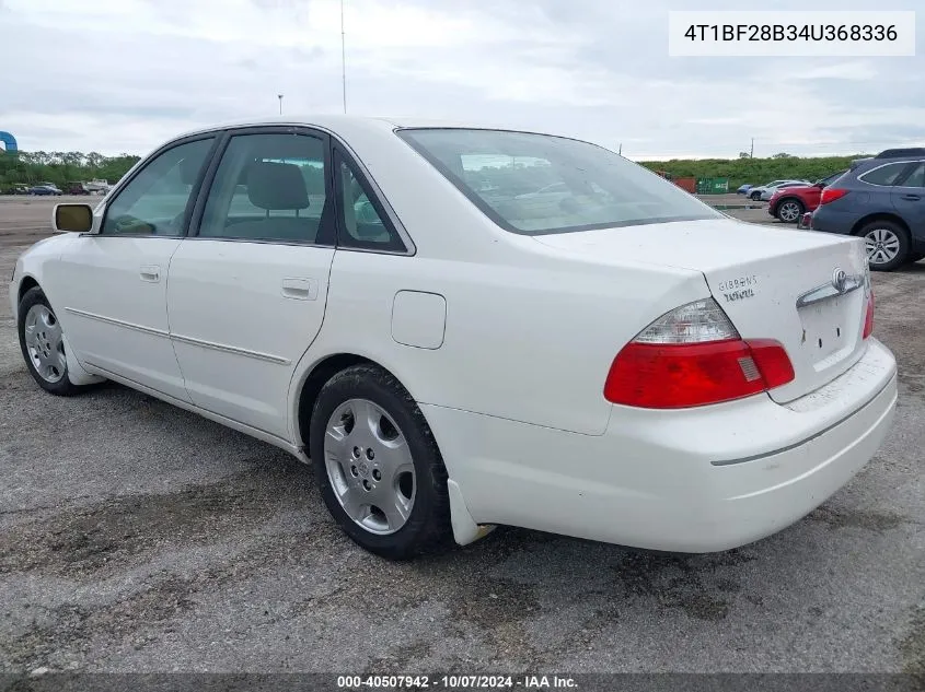 2004 Toyota Avalon Xls VIN: 4T1BF28B34U368336 Lot: 40507942