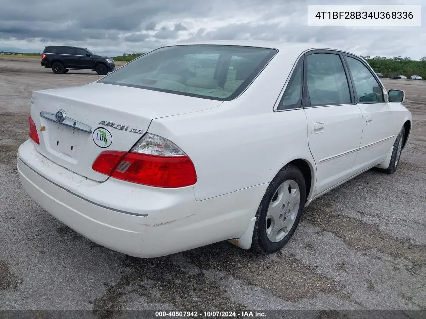 2004 Toyota Avalon Xls VIN: 4T1BF28B34U368336 Lot: 40507942