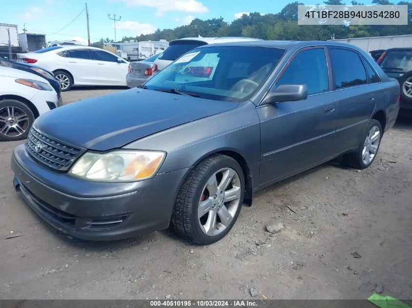 2004 Toyota Avalon Xl VIN: 4T1BF28B94U354280 Lot: 40510195