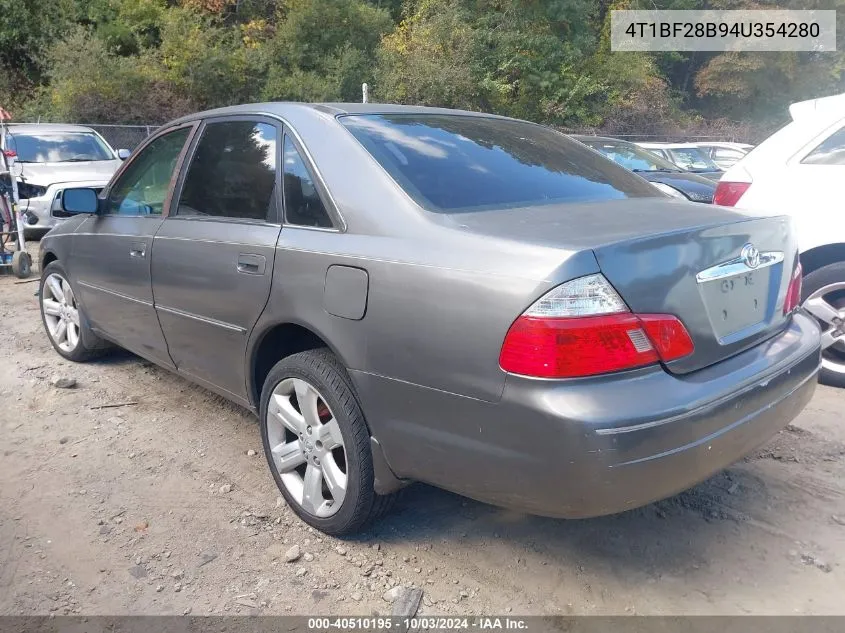 2004 Toyota Avalon Xl VIN: 4T1BF28B94U354280 Lot: 40510195