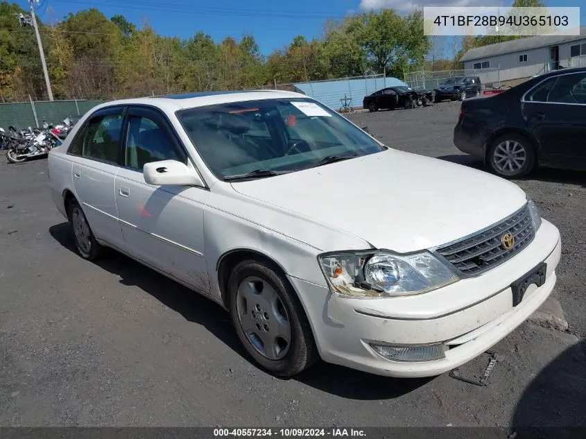 2004 Toyota Avalon Xls VIN: 4T1BF28B94U365103 Lot: 40557234